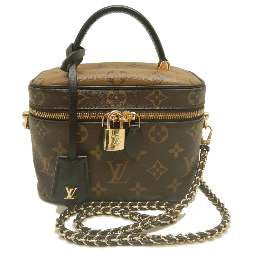 LOUIS VUITTON Louis Vuitton Monogram Reverse Vanity NV PM M45165 Handbag Brow...